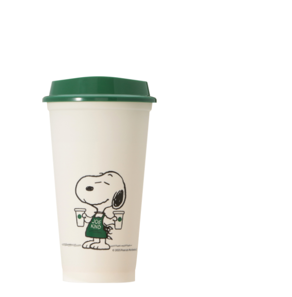 PEANUTS リユーザブル カップ ホワイト 473ml