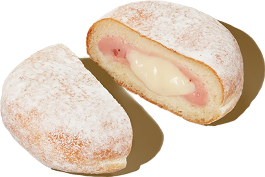 ストロベリーミルク マラサダ