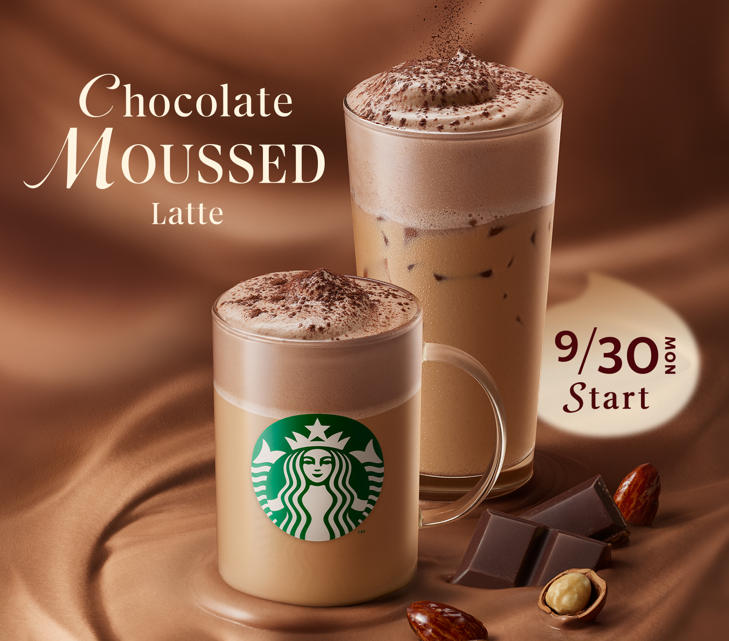 Chocolate MOUSSED Latte 9/30 MON Start