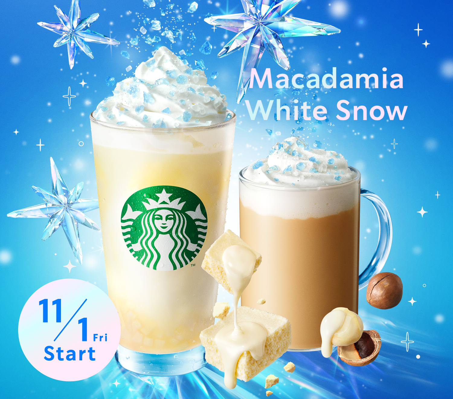 Macadamia White Snow 11/1 Fri Start