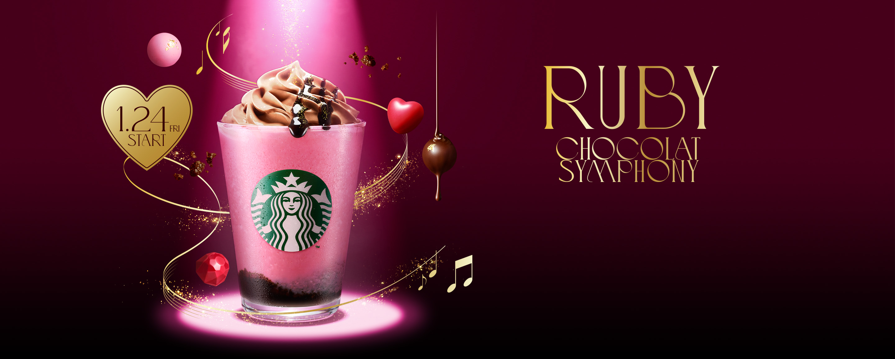 RUBY CHOCOLAT SYMPHONY 1/24 FRI START