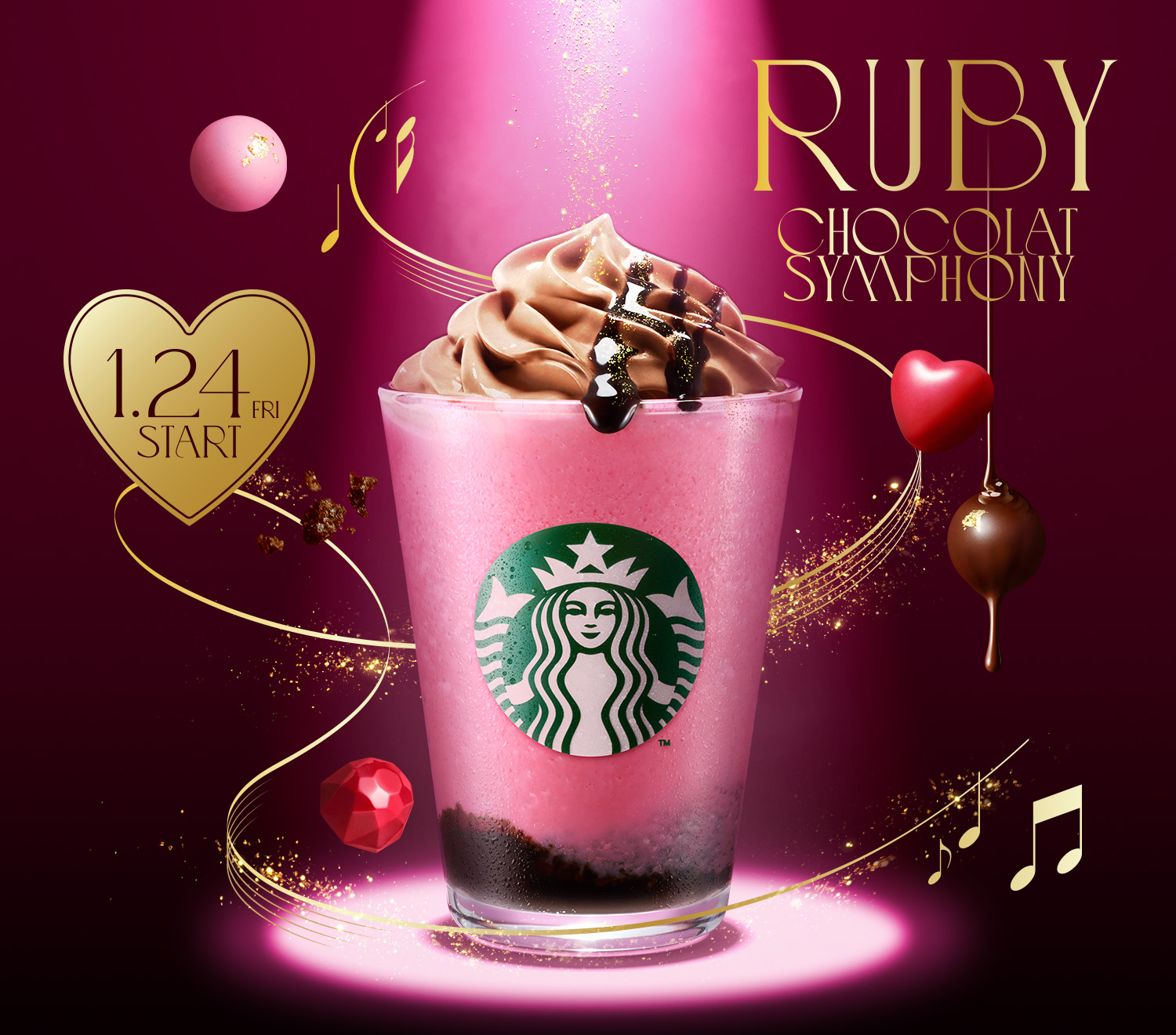 RUBY CHOCOLAT SYMPHONY 1/24 FRI START