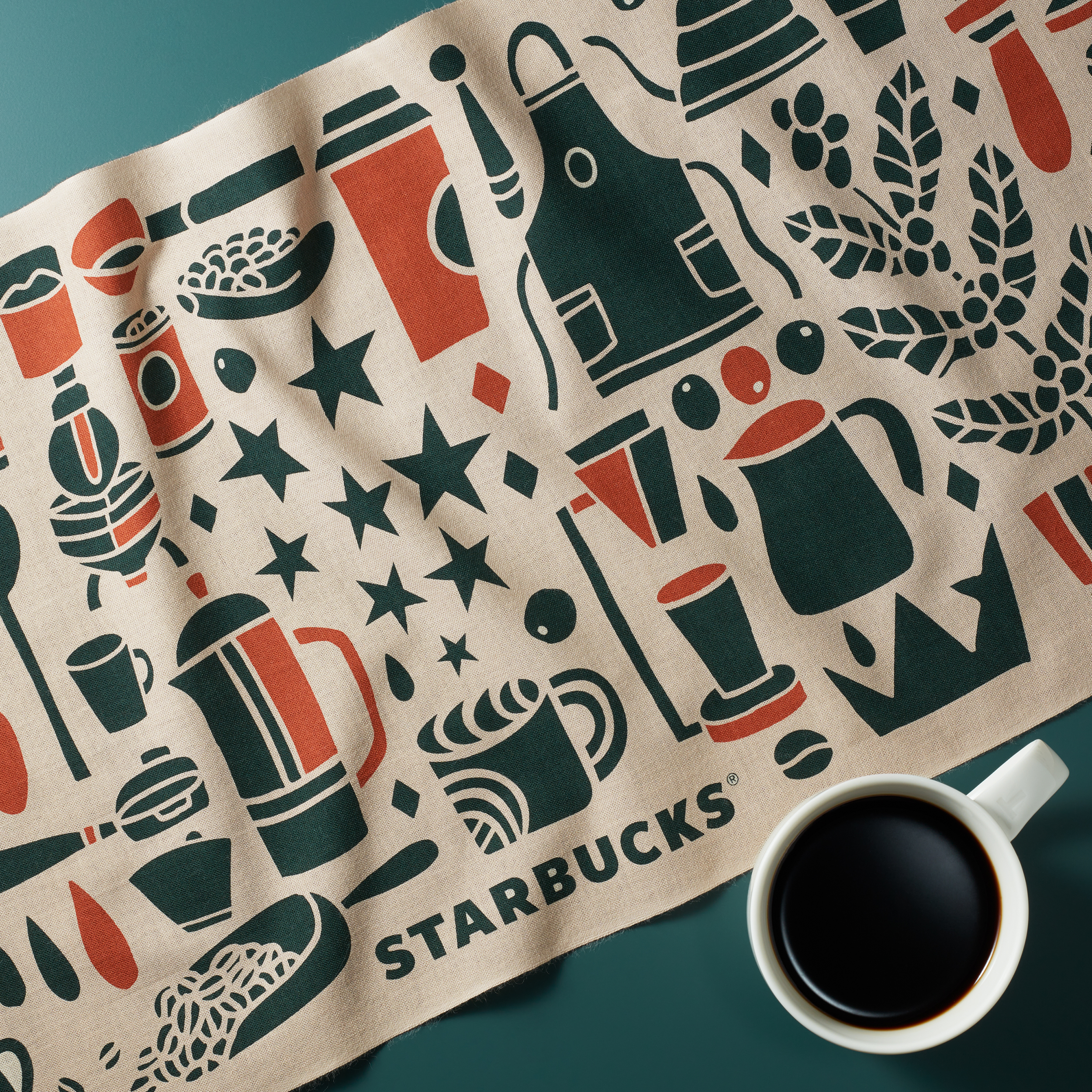 コーヒー染め手ぬぐい04