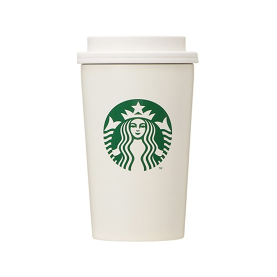 ステンレスTOGOカップタンブラーマットホワイト 355ml