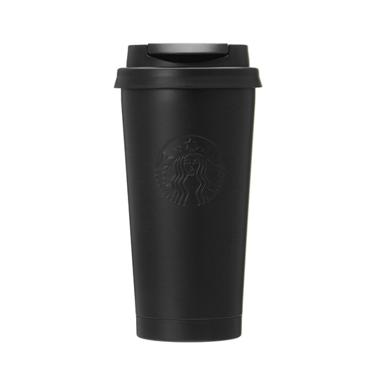 リサイクルステンレスTOGOロゴタンブラーマットブラック473ml